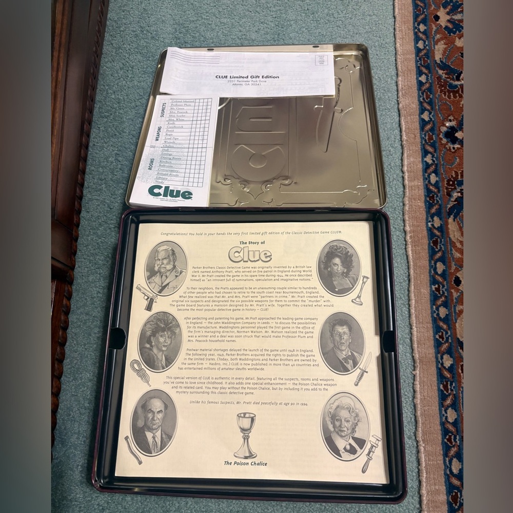 Clue board game - Picture 3 of 5